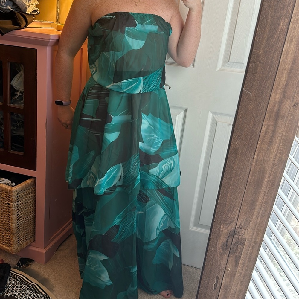 Bloom Strapless Maxi Dress